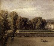 Jacques-Louis David View of the Garden of the Palais du Luxembourg Sweden oil painting artist